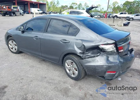 2013 Honda Civic Lx from USA, damaged, VIN 19XFB2F54DE095100